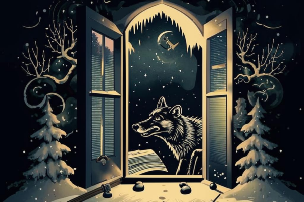 «Январским вечером, раскрывши том тяжелый...»