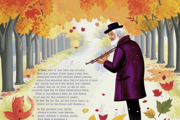 Осень («Вон ― девочка пучок пурпурных листье…»)