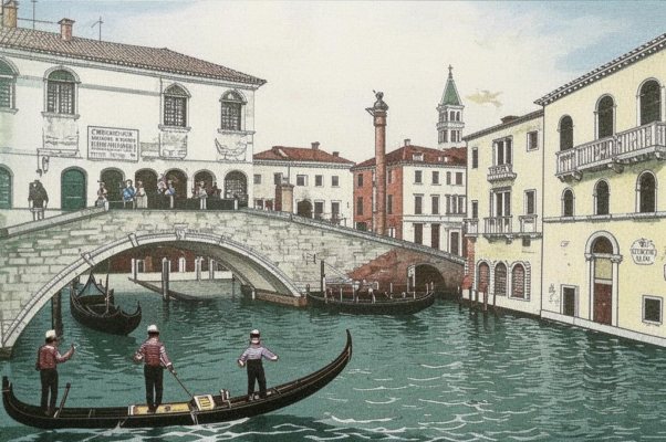 У «Моста вздохов»