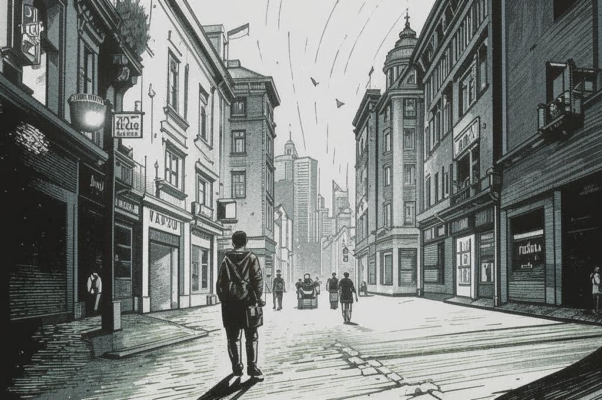 «В разорванную глотку гордого города...»