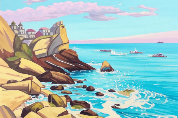 «В тиши феодосийской мастерской...»