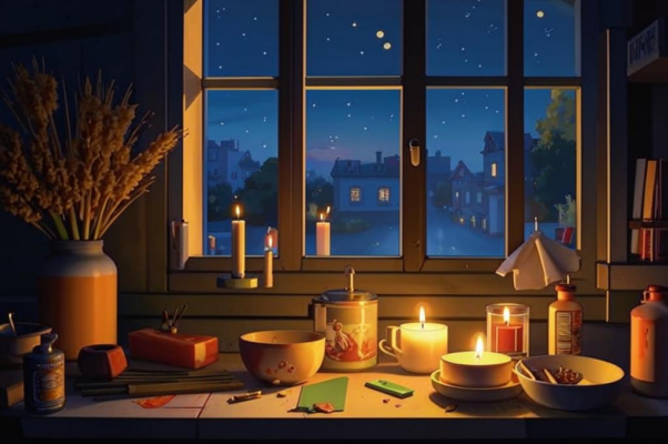 «Лишь ставни раскроют и ночь вдруг рухнет...»