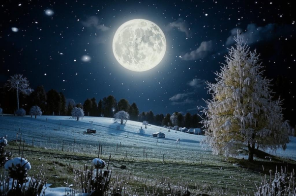 Зимнее («Там ― далече, в снежном пол…»)