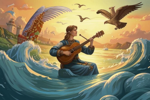 «Волга — в песнях и в лазори…»