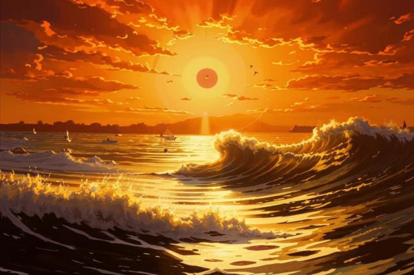 «Машет Солнце платочком пунцовым...»