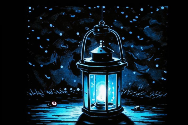 «Рисует черным ночь, но голубые пятна...»