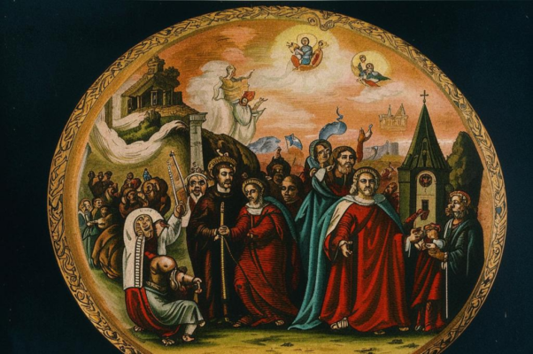 Россия («Радуйся, яко крови твоея капли сладчайшаго паче меда быта пресладкому Иисусу…»)