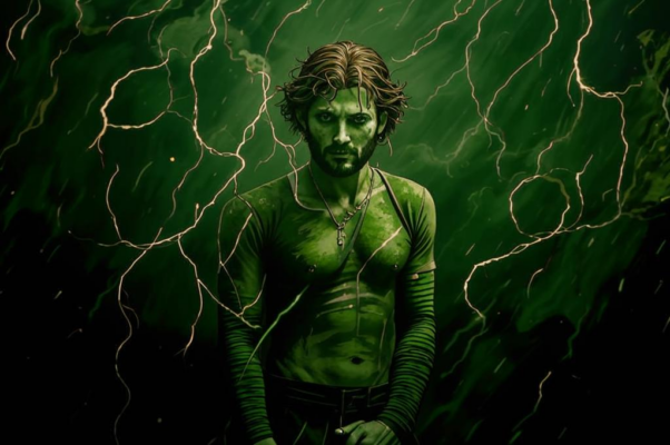 Дуб и лиана