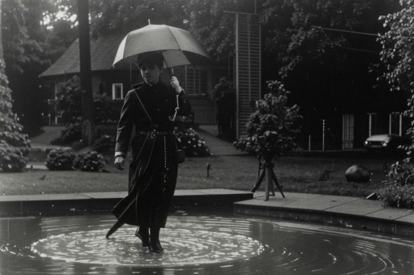 «Лил дождь осенний. Сад грустил о лете...»