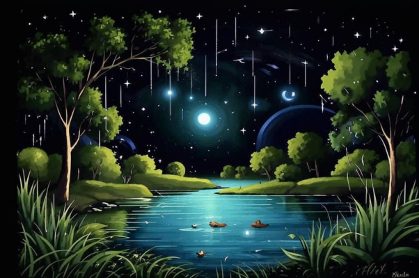 Notturno («На меня из цветущего сад…»)