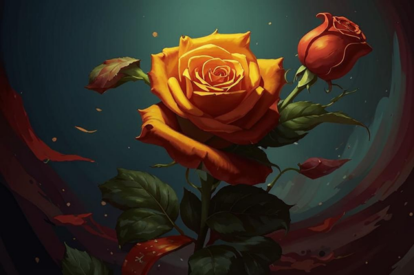 Поддельная роза