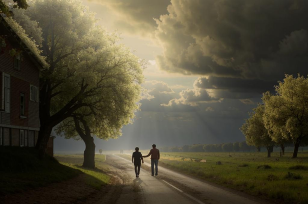 По дороге в совхоз