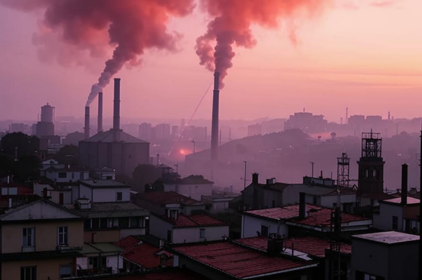 Воскресенье («Фабричный дым и розовая мгл…»)