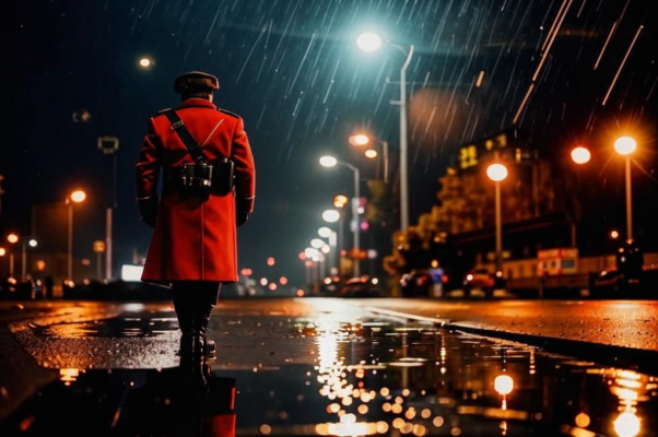 Nocturne («Лужи блещут вдоль бульваров…»)