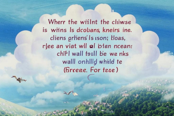 Там («Там, где ветер гонит тучи…»)