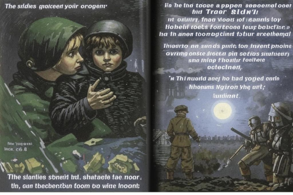 «Над пепелищем показались звезды...»