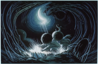 Младенец («Осыпается мгла с небе…»)