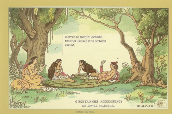 На скамейке