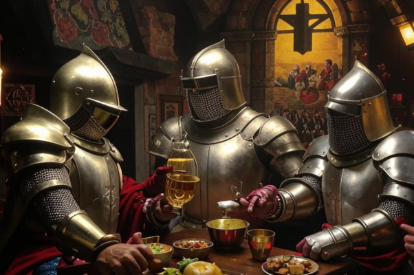 «Мы пьем, — так рыцари пивали...»