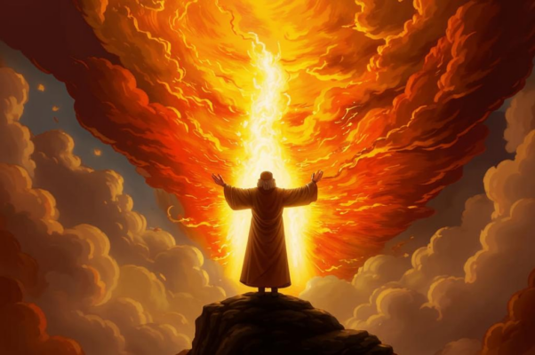 Гений («Когда, гремя и пламенея…»)