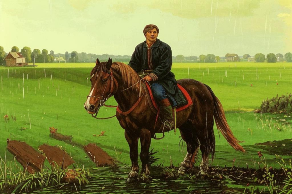 Пахарь («Только стает снежок с пробужденных полей…»)