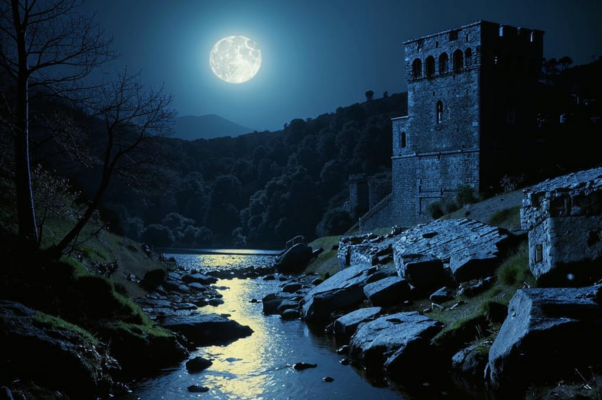 Развалины («Ночь; тихи небеса; с восточного их кра…»)