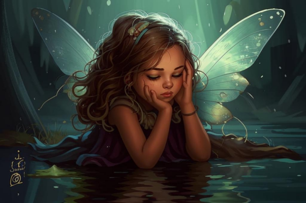 «Фея умолкла... Ребенок, дрожащий от страха...»