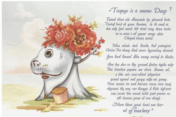 Поздравление М. Н. Дириной