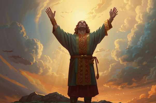 Присяга («Потупя очи, к небеса…»)