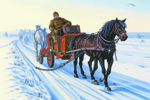 «В Сибири, окованной лютым морозом...»
