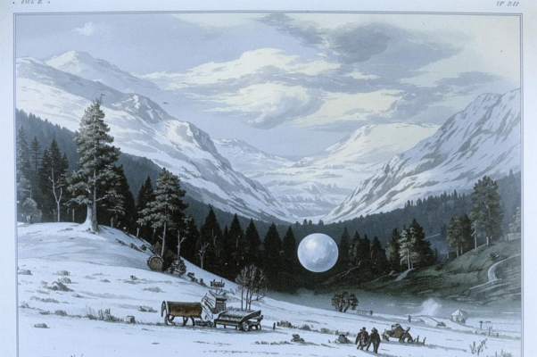 «Опять над горами поднялся...»