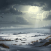 Под снегом