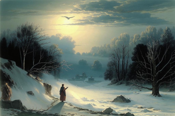 К портрету («В эти светлые дни, на зар…»)