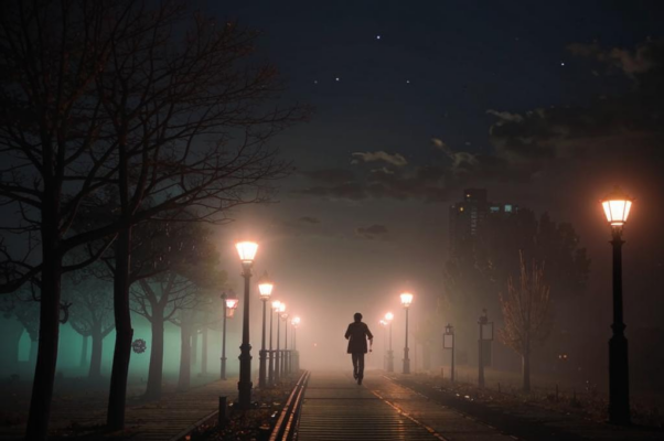 На прогулке