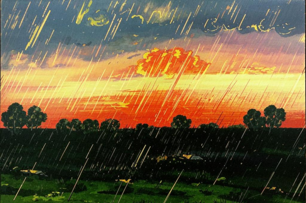 «Оцарапав клочья туч...»