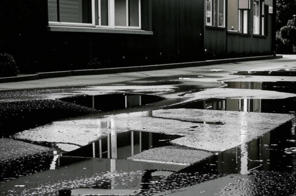 Белая ночь («Улица пуста.  Опрокинутые в днище…»)