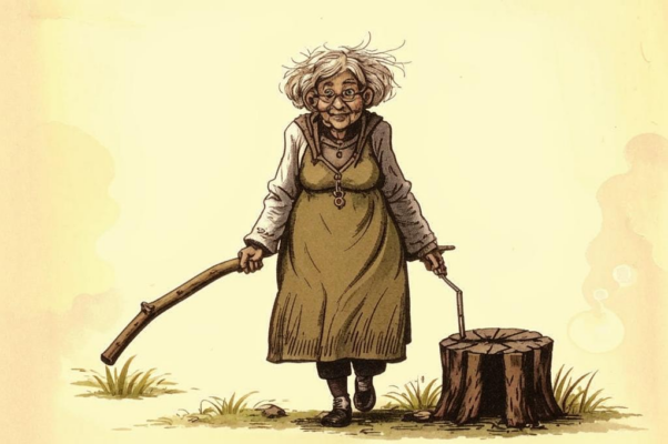 Случай на дороге («Бабушка без ножк…»)