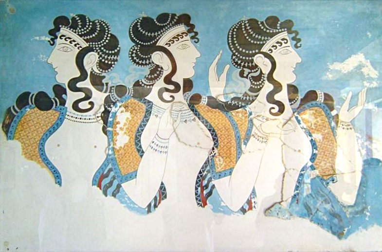 Крит, дворец, мифология, история, Греция, фреска